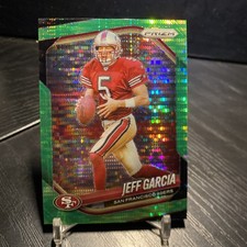2025 Panini Prizm Football Jeff Garcia #267 Neon Green Pulsar Prizm