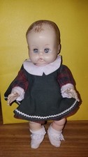 Vintage 1961 Effanbee Baby Doll - Green Eyes Open Close