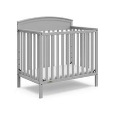 Graco Benton 4-In-1 Convertible Mini Crib - Pebble Gray