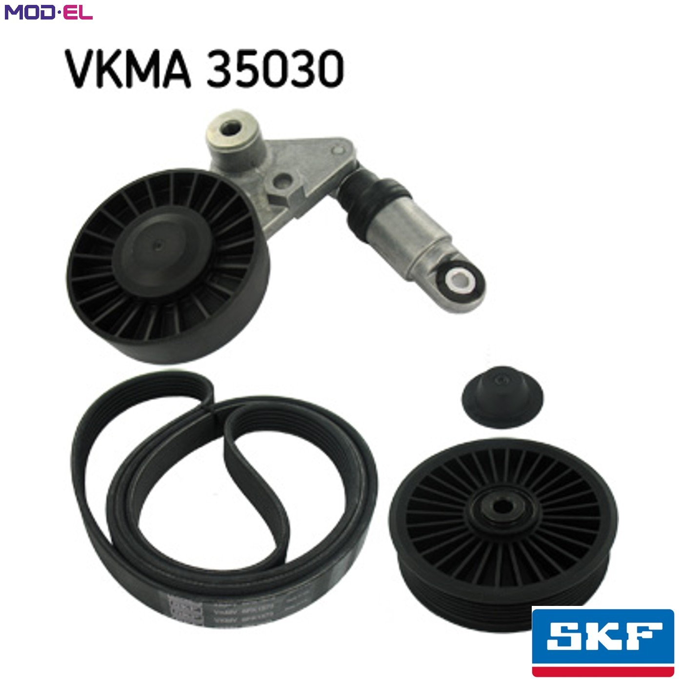 VRIBBED BELT SET VKMA 35030 FOR VAUXHALL ZAFIRA/Mk ASTRAVAN/IV CHEVROLET 2.0L