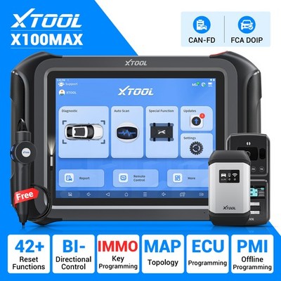XTOOL X100MAX OBD2 Diagnosegerät Immobilizer-Schlüsselprogrammierer KC501 XV200