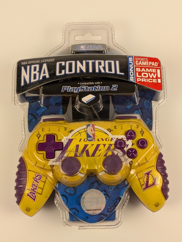 •NEW RARE• Madcatz NBA Control Pad PS2 PlayStation 2 LOS ANGELES LAKERS⬅️🔥