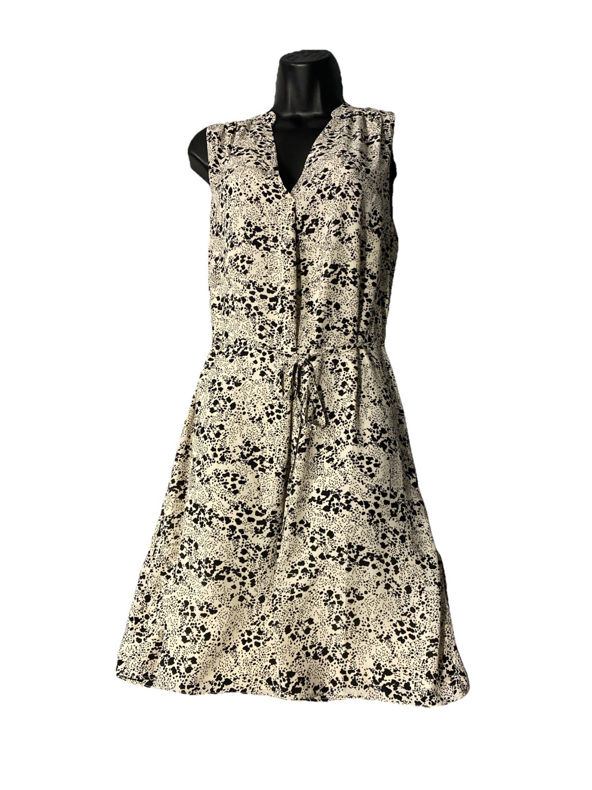 H&M Divided Sleeveless Dress Small Front Tie