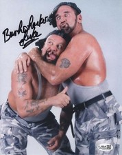 Bushwhacker Luke autographed signed 8x10 photo WWC WWE WWF HOF JSA COA