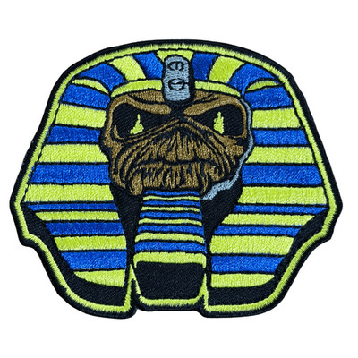 Iron Maiden Patch · Powerslave Pharao Eddie (8cm x 7cm) Offizielles Band Merch