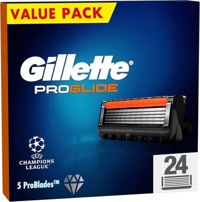 Gillette ProGlide Manual Rasierklingen Original 24er Value Pack,OvP Neu