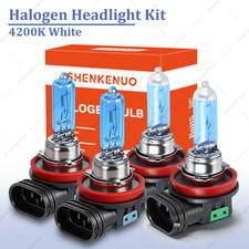For Dodge Grand Caravan Van 3.6L 11-20 4x H9 H11 Halogen Headlight Hi/Low Bulbs