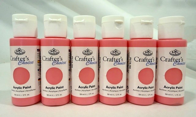 Royal & Langnickel Crafter's Choice Acrylic Paint 59ml CARNATION PINK -  6 PACK