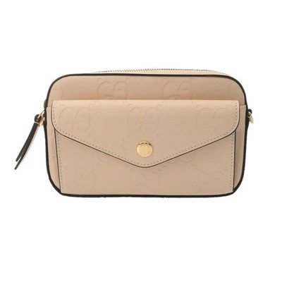 Gucci Handbag 781554.525040 Shoulder Bag Leather Beige #WB2863