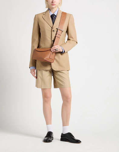 McQueen - Women - Pebbled-leather Flap bag - Tan