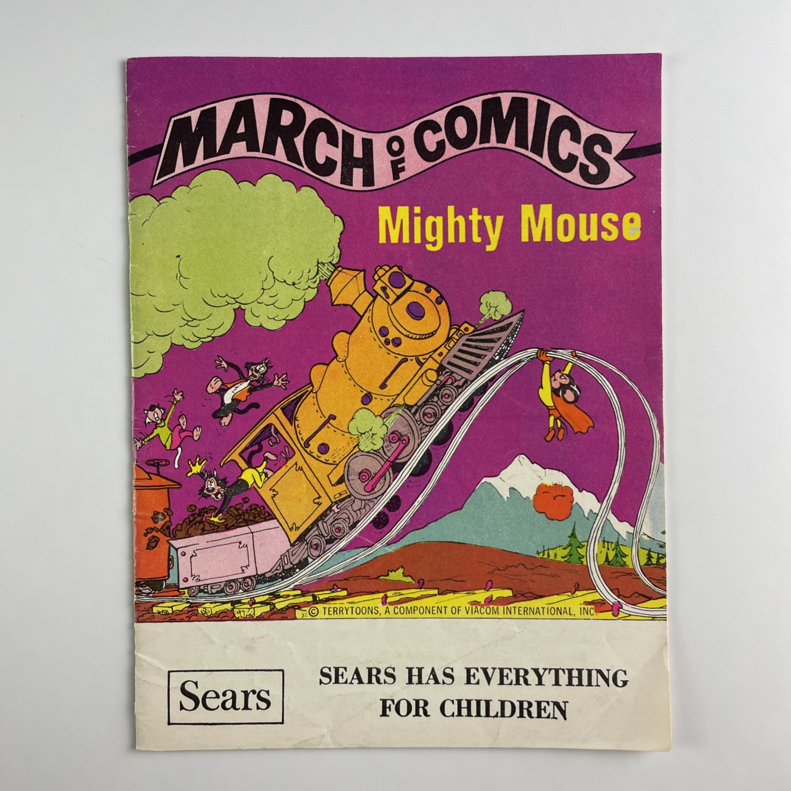 March of Comics Lot of 9 Books 1974-1980 Lassie Pink Panther Mighty Mouse Sears