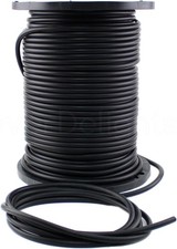 Solid Rubber Cord 1/2 Diameter 5 Feet Buna 70 Durometer Black 0.5 R
