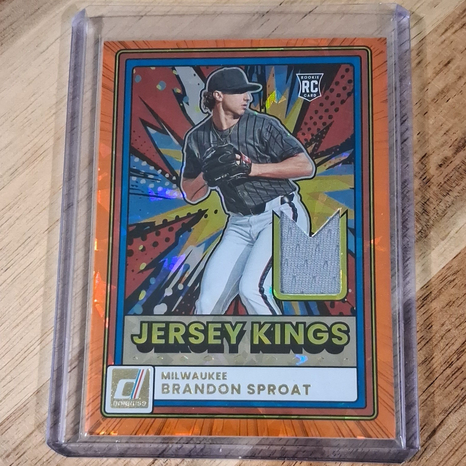 Panini 2026 Donruss Brandon Sproat #JK-BS Jersey Kings RC Memorabilia Brewers