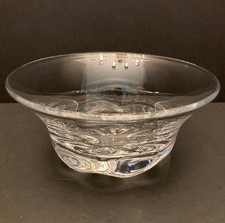 Orrefors 6.25 Wide 1598 Crystal Bowl Signed N...