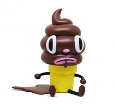 FIGURA DE JUGUETE ARTE VINILO DISEÑADOR EDICIÓN CHOCOLATE CREMA GARY BASEMAN