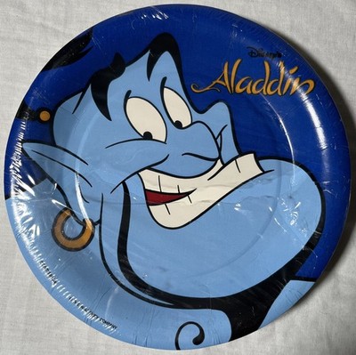 Vintage 90s Disney s Aladdin Party Plates Pack Of 10 (UNUSED) *FREE SHIPPING*