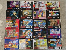 SNES 20 originalverpackte Spiele  - Super Nin...