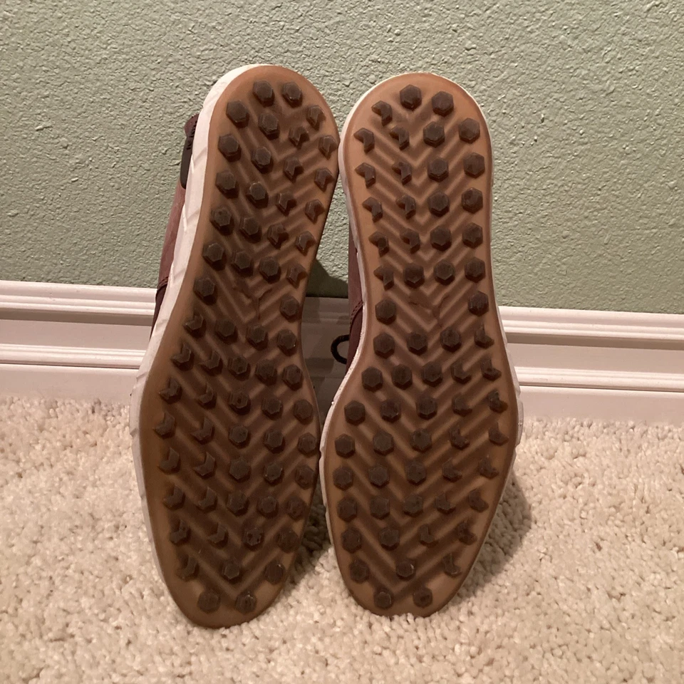 Mens Puma Ignite PWRADAPT Caged Crafted Golf Shoes Brown / Tan Size 12 - Image 4 of 4