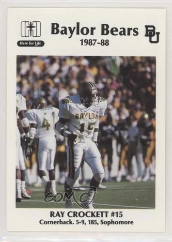 1987-88 Baylor Bears Ray Crockett
