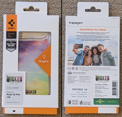 NEW WICKED FOR GOOD SPIGEN ULTA HYBRID CASE FOR PIXEL 10/10 PRO - CLOUDS OF OZ