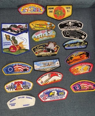 Boy Scouts Mixed Lot Council/Jamboree Patches/Few Random Lot