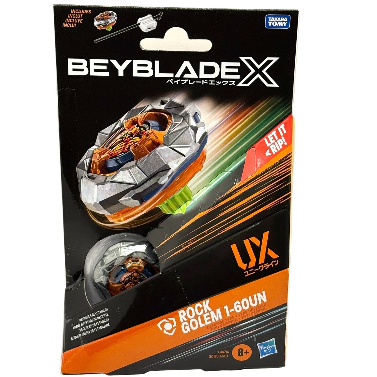 スポーツトイ・アクショントイ Beyblade X UX-00 Hasbro Beyblade X UX Rock Golem 1-60UN | eBay