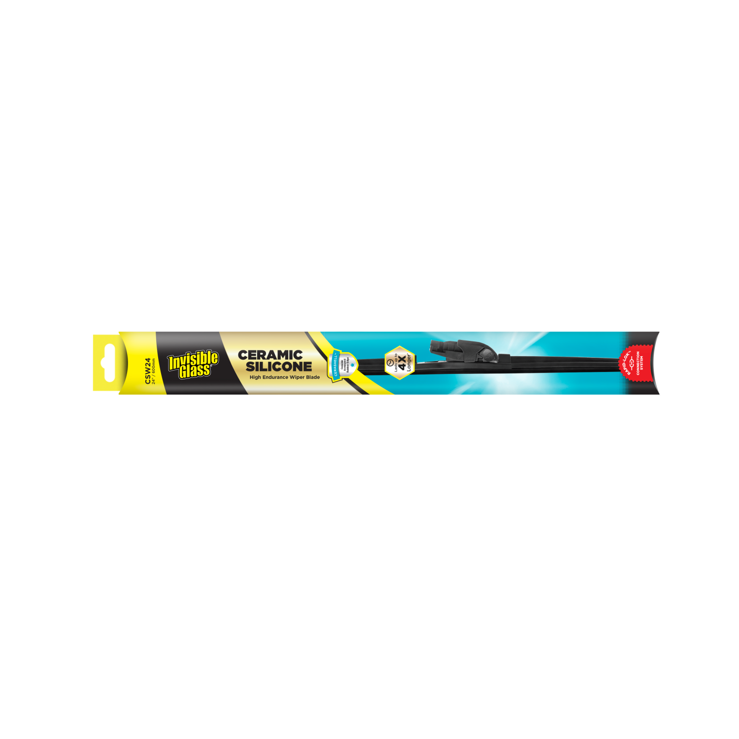 Invisible Glass - Ceramic Wiper Blade |24"" |Rain Repellant |Premium Silicone