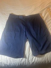 Nike Golf Tour Performance Flat Front Tech Men's Shorts Dri-Fit Blue Size 35