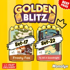 Frosty Fox & To All A Goodnight - Mono_Poly_Go Golden Blitz Sticker❤️
