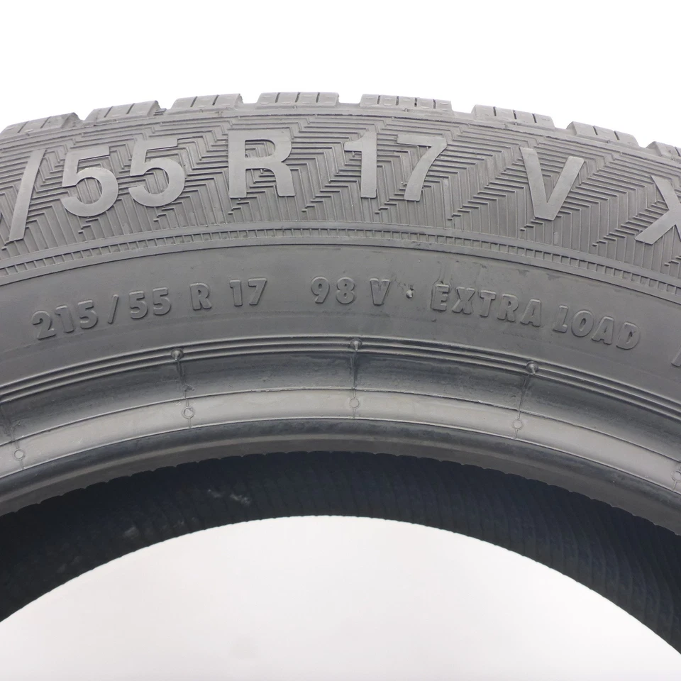 215 55 17 1X GISLAVED 215/55 R17 98V XL EURO FROST6 Pneus D'Hiver 2022 6,8Mm - Photo 4/4