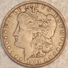 1901 (P) Morgan Silver Dollar - Looks XF/AU - TONED BETTER DATE!