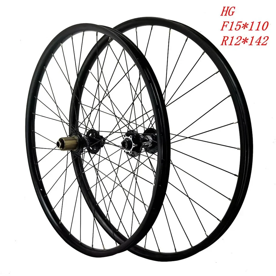 Mountain Bike Disc Brake Wheelset Six Hole 26 27.5 29er 12 speed Boost Thru Axle - Image 4 of 4