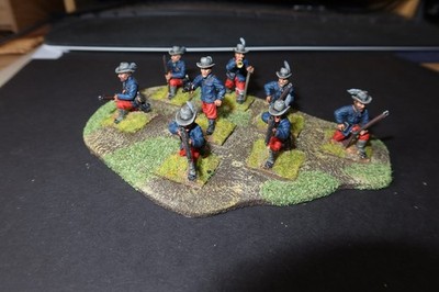 GRINGO40s 28mm PRO-PAINTED MAXIMILLIAN IMPERIAL AUSTRIAN LEGION COMPANY x 8 (2)