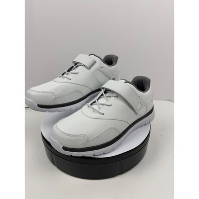 Anodyne Orthopedic Shoes for Custom Soles Men White Adjustable Athletic 9.5W