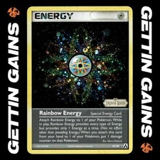 Rainbow Energy - 81/92 - Reverse Holo - Legend Maker - Pokemon Card - LP on eBay