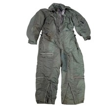 VTG CWU-1/P Flying Coveralls Mens Large Regular Olive Green Hooded Flight Suit