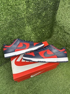 Size 11.5 - Nike Dunk Retro 2024 Low Navy Red