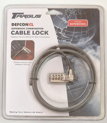 Notebookschloss TARGUS Defcon CL Notebook Computer Cable Lock Seil mit Schloss