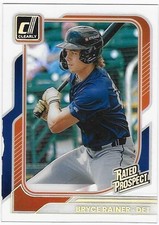 2026 Panini Donruss Bryce Rainier RC CLEARLY RATED PROSPECT ACETATE