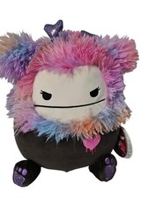 Squishmallows 8" Frumpy Bigfoot Valentines Black Tie Dye Plush BRAND NEW 2025