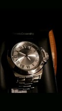 Orologio Sean John Uomo Argento Numeri Romani Acciaio Inox Nuovo Senza Etichetta