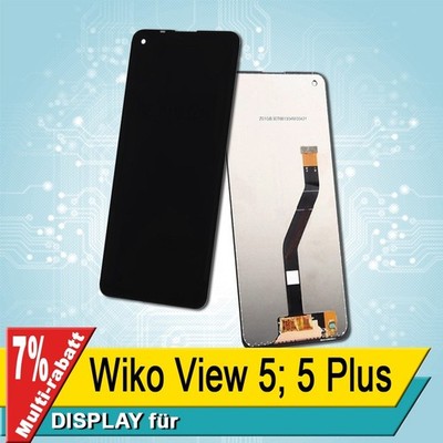 Display Für Wiko View 5 / 5 Plus Bildschirm Lcd Schwarz