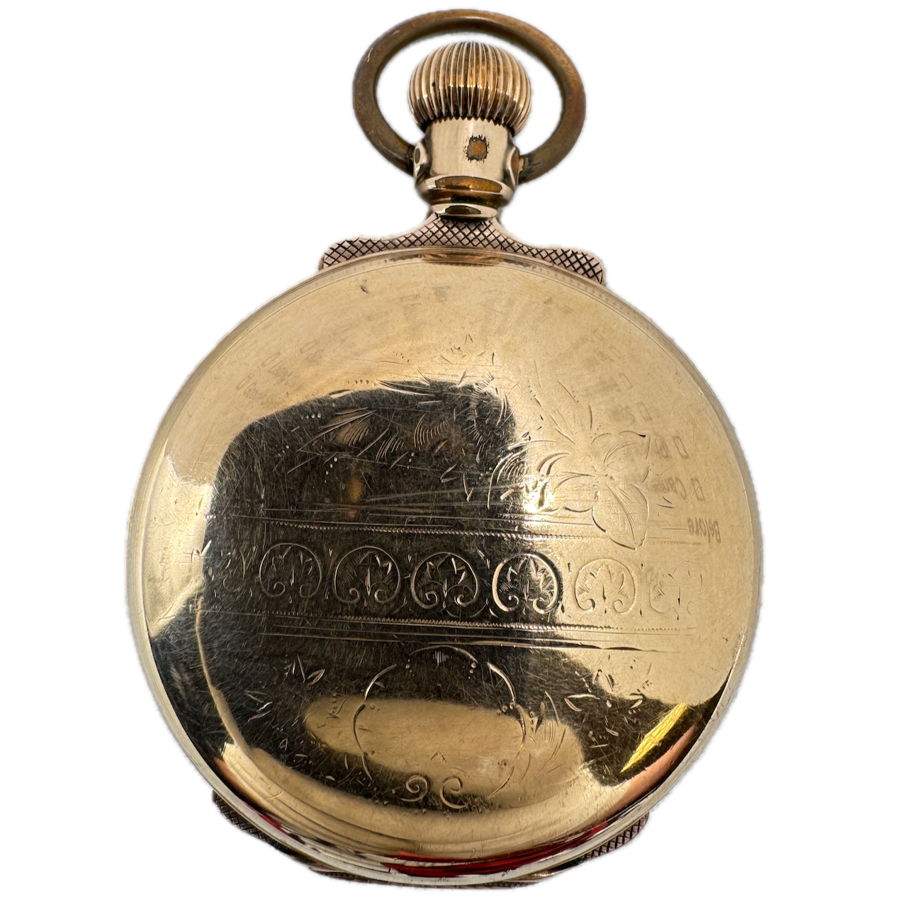 Antique 18s Excelsior Gold Filled Hunter Case Pocket Watch USA