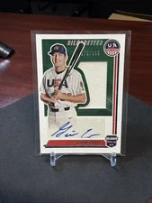 2022 USA Stars & Stripes Autograph Jersey #SIL-GC1 Gavin Cross /199 B03