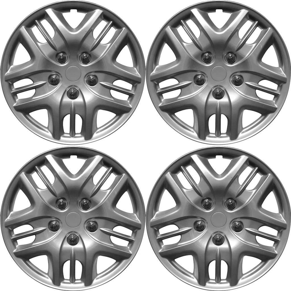 Streetwize Urban X Phantom Car Wheel Trim Set 15"" Silver Set Of 4 Hub Cap Covers