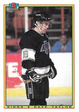 Dave Taylor 1990-91 Bowman Hockey #149 Los Angeles Kings
