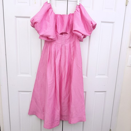 Aje. Eugenie Off Shoulder Midi Dress - Picture 6 of 12