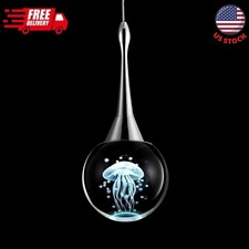 Pendant Lights Kitchen Island Chrome Modern LED Pendant Light Globe Jellyfish