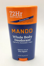 Mando PRO SPORT Whole Body Deodorant 2.6 oz Smooth Solid Stick