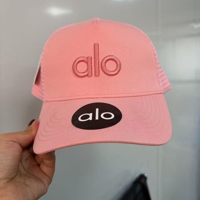 ALO Pink Adjustable Baseball Cap Men Solid Sports Outdoor One Size